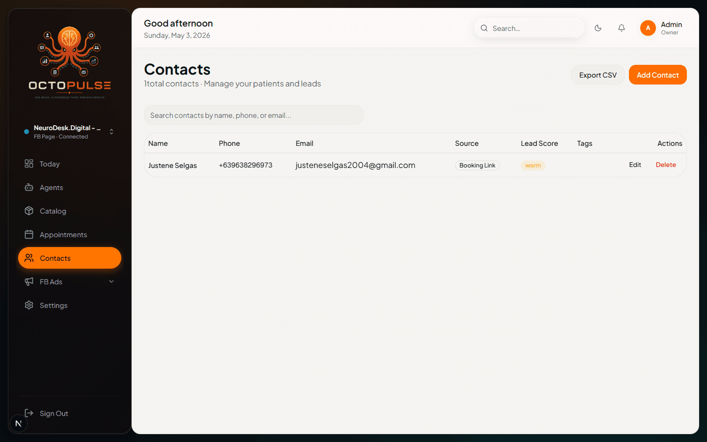 Octopulse — Multi-tenant AI Ops Platform — Tenant Workspace screenshot 10