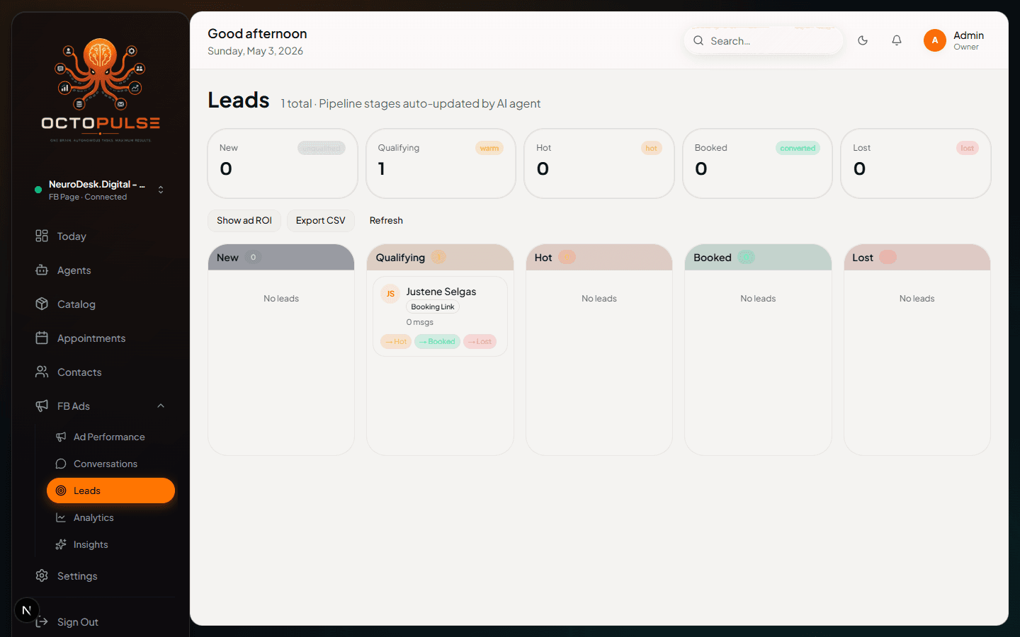 Octopulse — Multi-tenant AI Ops Platform — Tenant Workspace screenshot 12